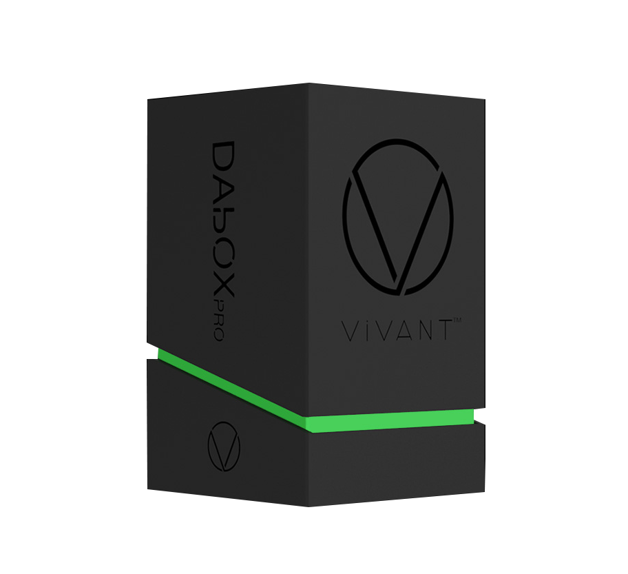 VIVANT DAbOX Pro-wax vaporizer with a color screen